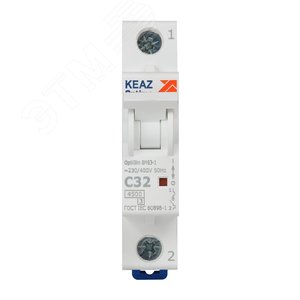 Выключатель автоматический однополюсный 32А C 4,5кА AC OptiDin BM63-1C32-4,5-УХЛ3 - фото 2