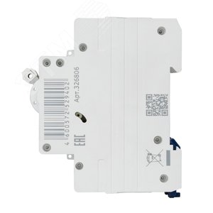 Выключатель автоматический двухполюсный 32А C 4,5кА AC OptiDin BM63-2C32-4,5-УХЛ3 - фото 3