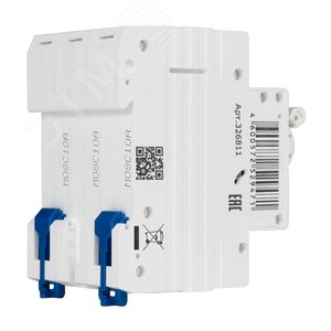 Выключатель автоматический трехполюсный 10А C 4,5кА AC OptiDin BM63-3C10-4,5-УХЛ3 - фото 4