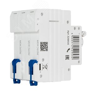 Выключатель автоматический трехполюсный 40А C 4,5кА AC OptiDin BM63-3C40-4,5-УХЛ3 - фото 4