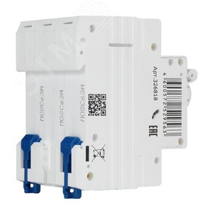 Выключатель автоматический трехполюсный 63А C 4,5кА AC OptiDin BM63-3C63-4,5-УХЛ3 - фото 4