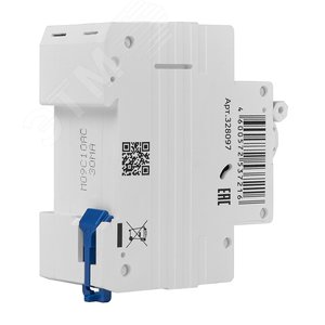 Выключатель автоматический дифференциального тока АВДТ с защитой от сверхтоков 2П 10А 30мА AC 4,5кА OptiDin D63-22C10-AC-У3 - фото 4