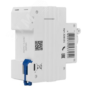 Выключатель автоматический дифференциального тока АВДТ с защитой от сверхтоков 2П 32А 30мА AC 4,5кА OptiDin D63-22C32-AC-У3 - фото 4