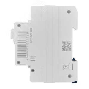 Выключатель автоматический дифференциального тока АВДТ с защитой от сверхтоков 2П 40А 30мА AC 4,5кА OptiDin D63-22C40-AC-У3 - фото 3