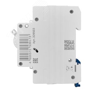 Выключатель автоматический однополюсный 25А B 4,5кА AC OptiDin BM63-1B25-4,5-УХЛ3 - фото 3