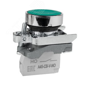 Кнопка OptiSignal D22 C4-P-310 зеленая металл 1НО XB4BA31