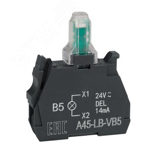 Блок световой OptiSignal D22 A45-LB-VB5 желтый 24VACDC ZBVB5