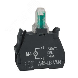 Световой блок OptiSignal D22 A45-LB-VM4 красный 230-240VAC ZBVM4