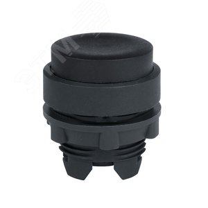 Изображение товара Головка кнопки OptiSignal D22 A5-PJ-2 с выступ толк черная пластик ZB5AL2 (шт)