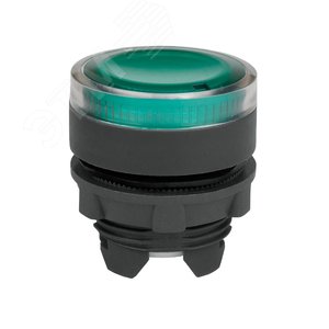 Головка кнопки OptiSignal D22 A5-PL-3 с подсветкой зеленая пластик ZB5AW333