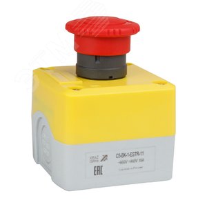 Изображение товара Пост кноп авар стоп OptiSignal D22 C5-BK-1-ESTR-11 1НО+1НЗ возв пов XALK178E (шт)