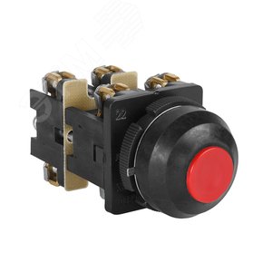 Изображение товара Выключатель кнопочный КЕ 082-У2-исп.1- ( красный) (шт)