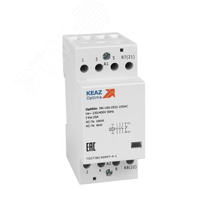 Контактор 230В AC 2НО 25А OptiDin MK-100-2520-230AC