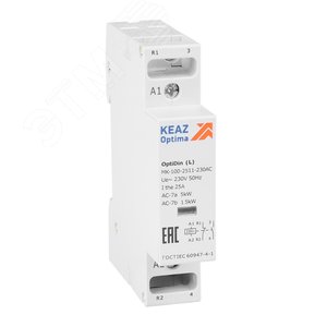 Изображение товара Контактор модульный OptiDin MK-100-2511-230AC (L) (шт)