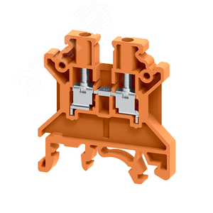Изображение товара Клемма проходная 2,5 кв.мм винтовая OptiClip CTS-2,5-I-24A-(0,2-2,5)-оранжевый (шт)