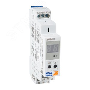 Изображение товара Реле времени OptiRel D TMR-DONF-MTD-240U-2 цифровое 16А 2СО 12-230АС/DC (шт)