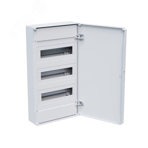 Щит  ЩРН-п-36 белый с белой дверью IP40 OptiBox PRO - фото 3