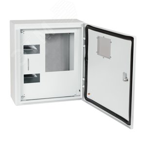 Изображение товара Корпус металлический ЩУРн-ПРО-3-МП/8-415х370х147-IP66-УХЛ1 с окном учета, 3ф счетчик на МП, 8 мод., типоисполнение ПРО (шт)