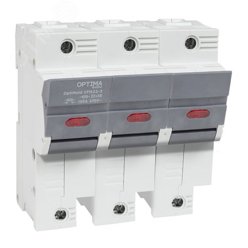 Изображение товара Предохранитель-разъединитель модульный OptiHold CFH22-100-3 (шт)