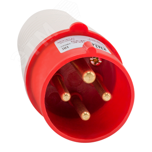 Изображение товара Вилка 045-125А-6h-380AC-3P+PE+N-IP67 (шт)