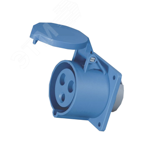 Изображение товара Розетка 323-32А-6h-220AC-2P+PE-IP44 (шт)