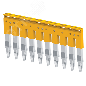 Изображение товара Перемычка гребенчатая 10 полюсов OptiClip JX6 для пруж. клемм сечением 6 кв.мм (шт)