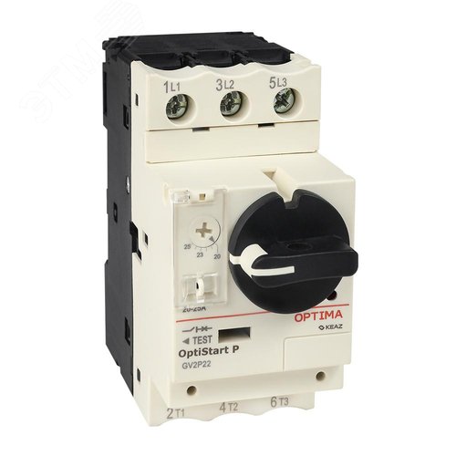 Изображение товара Выключатель автоматический OptiStart P GV2P22 с уставкой расцепителя 20-25A (шт)
