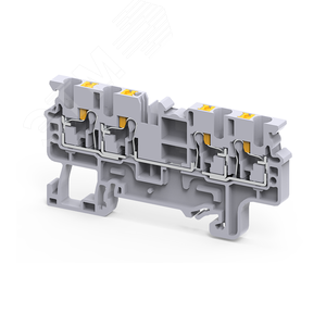 Изображение товара Клемма с 4 конт. push-in 2,5 кв.мм OptiClip СP-2,5-QUATTRO-(0,2-2,5)-I-BU-синий (шт)