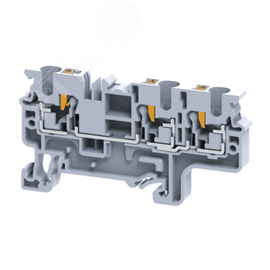 Изображение товара Клемма с 3-мя контактами push-in 4 кв.мм OptiClip СP-4-TRIPLET-I-BU-синий (шт)