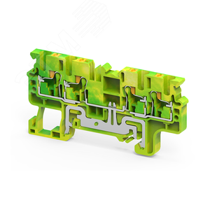 Изображение товара Клемма зазем. 4 конт. 2,5 кв.мм push-in OptiClip CPG-2,5-QUATTRO-PE-I-(0,2-2,5)-PEN (шт)