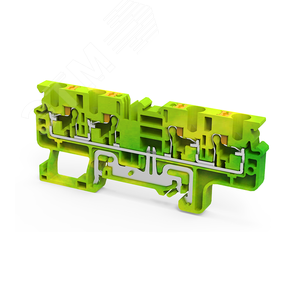 Изображение товара Клемма зазем. 4 конт. 4 кв.мм push-in OptiClip CPG-4-QUATTRO-PE-I-(0,2-4)-PEN (шт)