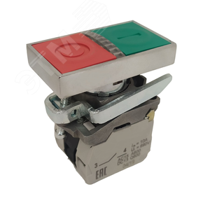 Изображение товара Кнопка КМЕ9111мЛ-220В-зел-красн-1но+1нз-двойная-индикатор-IP40 (шт)