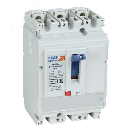 Изображение товара Выключатель автоматический OptiMat D100-NA-УХЛ3 (шт)