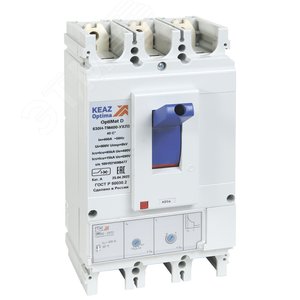 Выключатель автоматический OptiMat D630H-TM400-УХЛ3 - фото 2