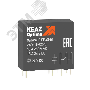 Изображение товара Реле промежуточное OptiRel G RP40-61-24D-16-CO-S (шт)