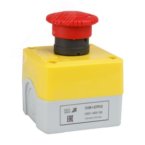 Изображение товара Пост кноп авар стоп OptiSignal D22 C5-BK-1-ESTR-02 2НЗ возв пов XALK178F (шт)