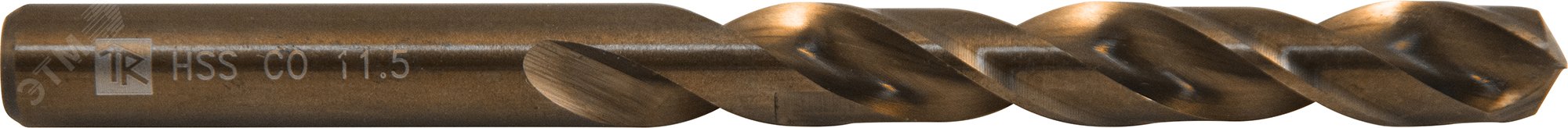 Изображение товара Сверло спиральное по металлу HSS Co d10.5 мм Thorvik