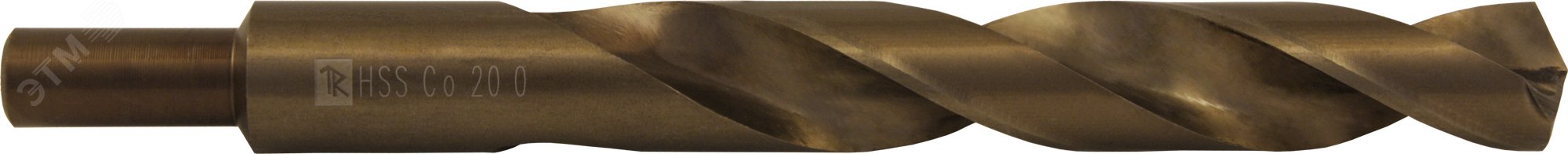 Изображение товара Сверло спиральное по металлу HSS Co 18 мм в ПВХ упаковке