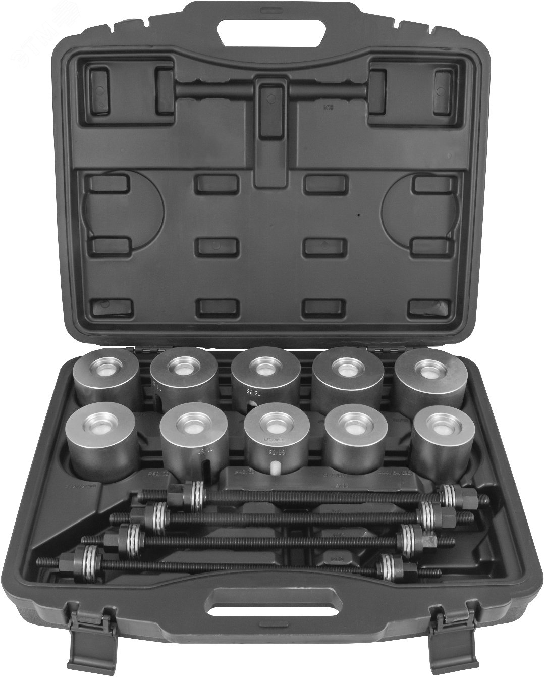 Изображение товара Инструмент универсальный для замены сайлентблоков в наборе, 44-82 мм, 24 предмета (шт)