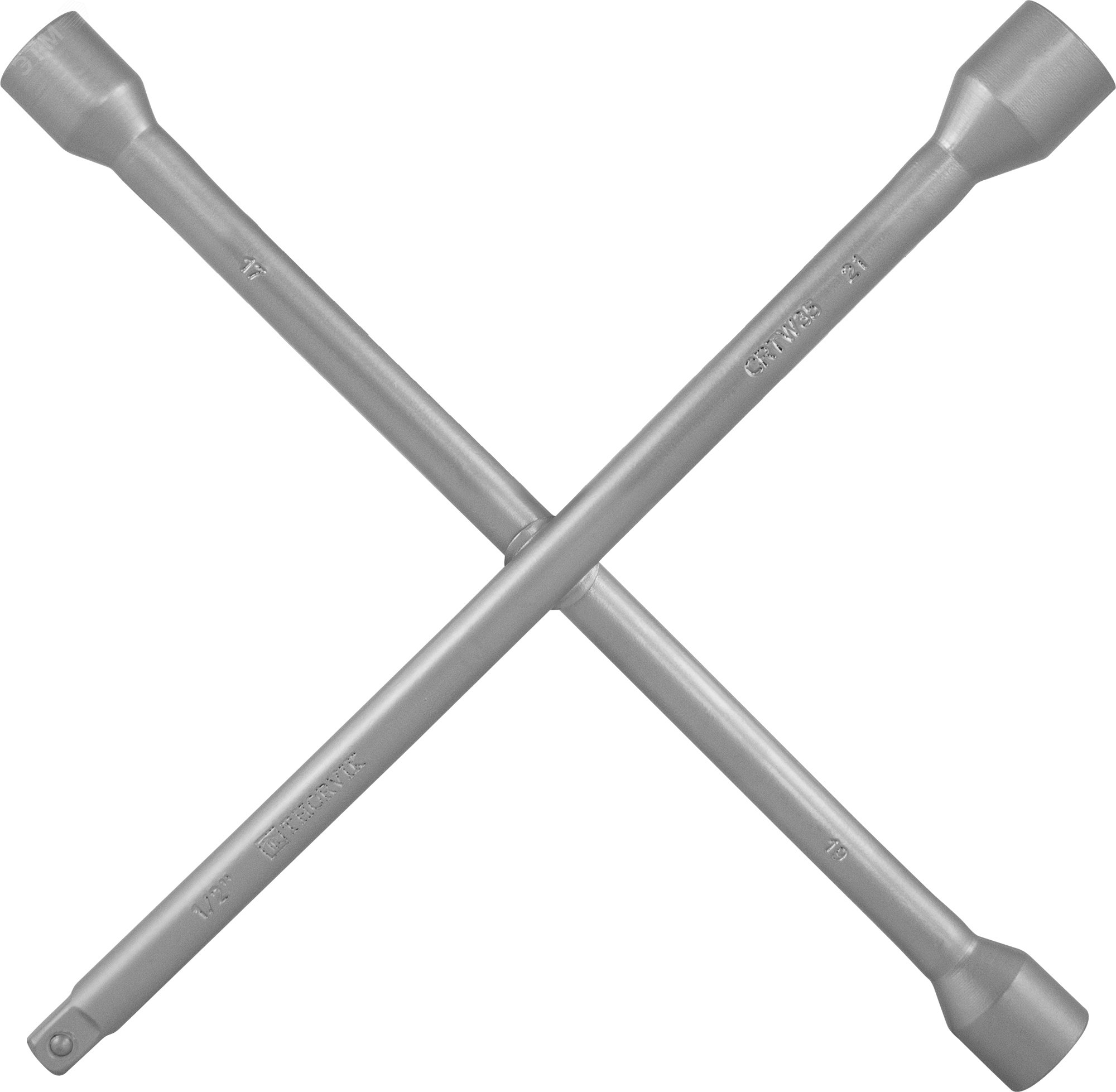 Изображение товара Ключ баллонный крестообразный 17х19х21x1/2''DR, 350 мм - универсальный инструмент для обслуживания