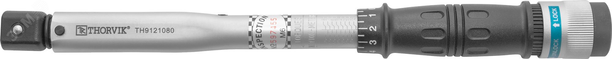 Изображение товара Динамометрический ключ Thorvik 9х12 мм 10-80 Нм для точных измерений