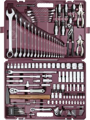 Изображение товара Набор инструмента универсальный Thorvik 128 предметов