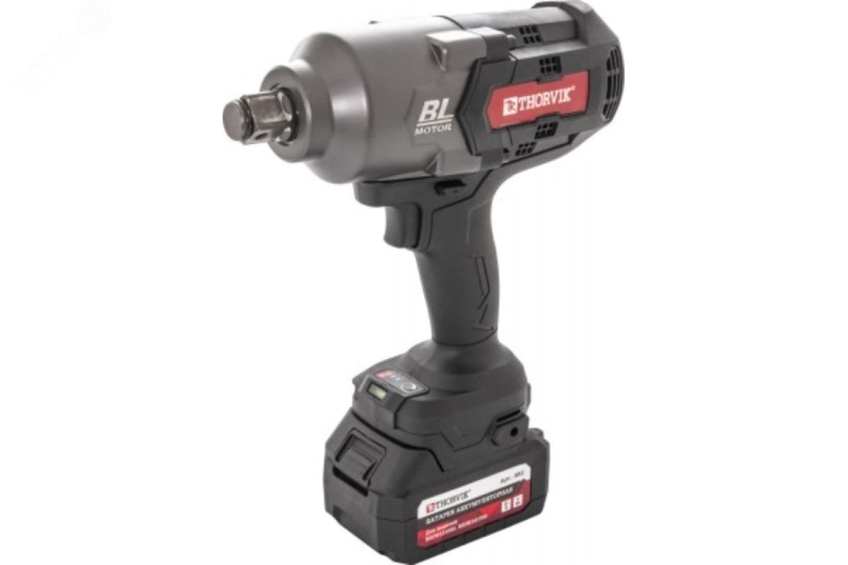 Изображение товара Гайковерт ударный аккумуляторный 21В 1700 Нм бесщёточный 1/2''DR Thorvik