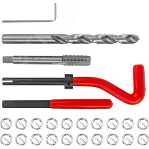Изображение товара Набор для восстановления резьбы M9x1.25, 25 предметов (шт)