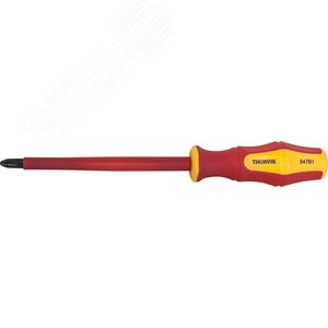 Изображение товара Отвертка стержневая диэлектрическая крестовая VDE 1000V, PH1x80 мм (шт)