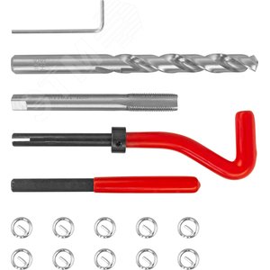 Изображение товара Набор для восстановления резьбы M10x1.0, 15 предметов (шт)