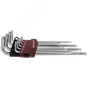 Изображение товара Набор ключей торцевых TORX® удлиненных, Т10-T50, 9 предметов (шт)