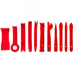 Изображение товара Набор приспособлений для демонтажа декоративных панелей салона автомобиля, 11 предметов (шт)