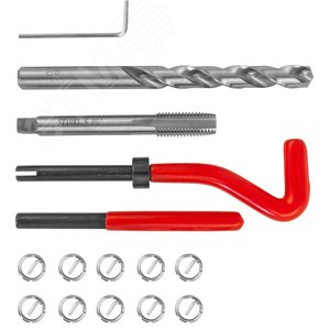 Изображение товара Набор для восстановления резьбы M10x1.5, 15 предметов (шт)