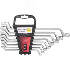 Изображение товара Набор ключей гаечных накидных изогнутых серии ARC на держателе, 6-22 мм, 8 предметов (шт)